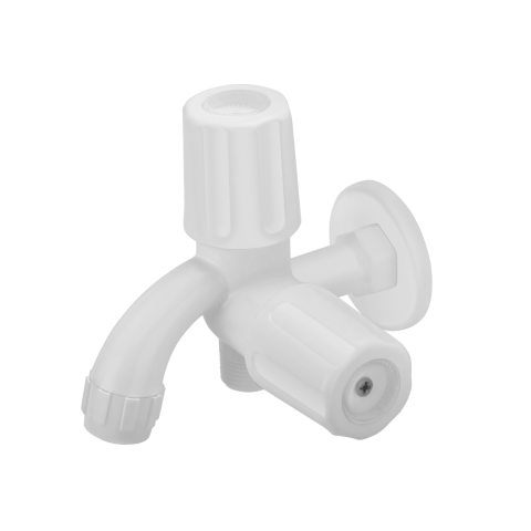2 in 1 Bib Cock With Flange – STANDARD SERIES SS 004
